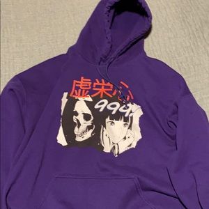 999 club juice wrld purple hoodie